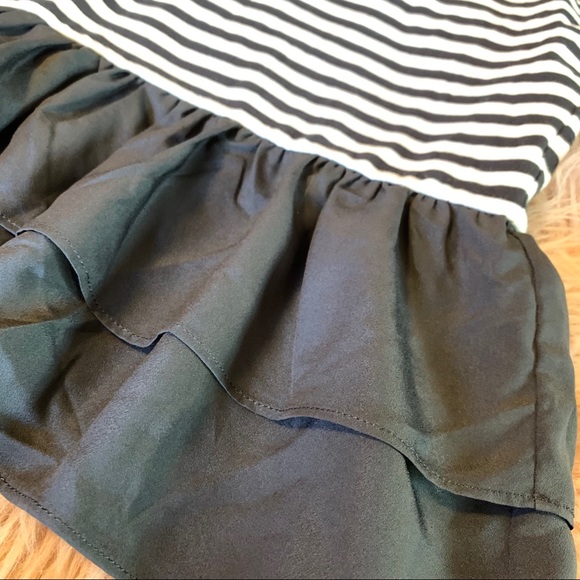 Kate Spade Broome Street Peplum Striped Top size M - Picture 3 of 5